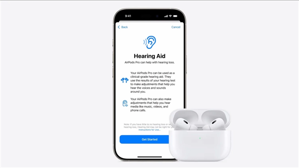 变身非处方助听器！FDA批准首款OTC助听器软件用于苹果AirPods Pro 2