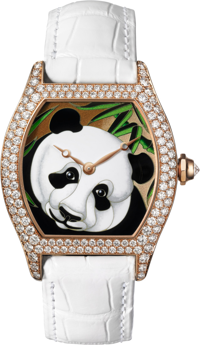 Cartier Tortue Panda腕表