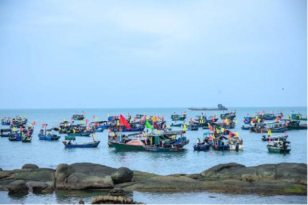  乙巳蛇年三亚民间龙王祭俗非遗活动 在大小洞天景区隆重举行